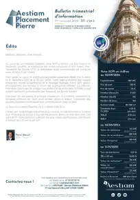 Bulletin trimestriel - 3ème trimestre 2024