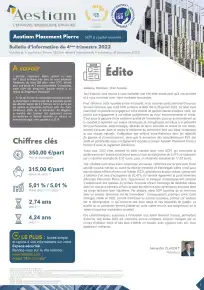 Bulletin trimestriel - 4ème trimestre 2022