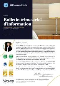 Bulletin trimestriel - 1er trimestre 2024