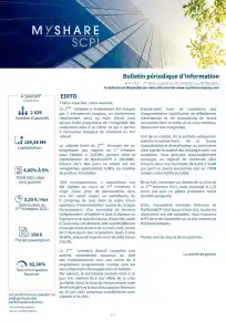 Bulletin trimestriel - 2ème trimestre 2021