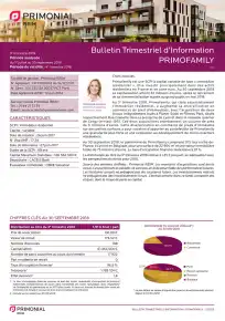 Bulletin trimestriel - 3ème trimestre 2018