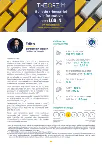 Bulletin trimestriel - 2ème trimestre 2025