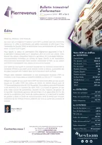 Bulletin trimestriel - 3ème trimestre 2024