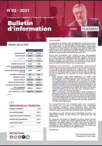 Bulletin trimestriel - 2ème trimestre 2021