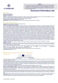 Information clé (DIC) - 2023