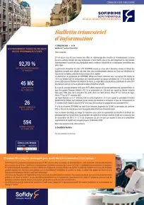 Bulletin trimestriel - 1er trimestre 2024