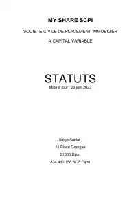 Statuts - 2022