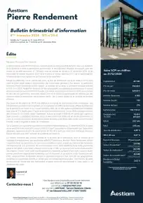 Bulletin trimestriel - 4ème trimestre 2024