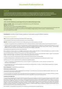 Informations clés (DIC) - 2025