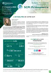 Bulletin trimestriel - 4ème trimestre 2022