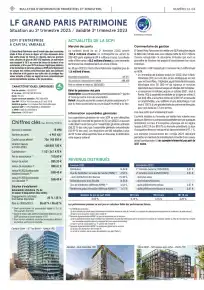 Bulletin trimestriel - 2ème trimestre 2023