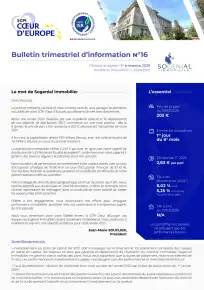 Bulletin trimestriel - 1er trimestre 2025
