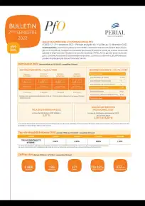 Bulletin semestriel - 2nd semestre 2022