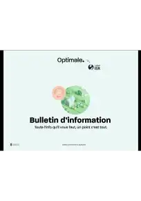 Bulletin trimestriel - 2ème trimestre 2024