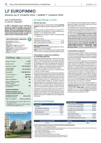 Bulletin trimestriel - 4ème trimestre 2023