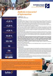 Bulletin trimestriel - 3ème trimestre 2025