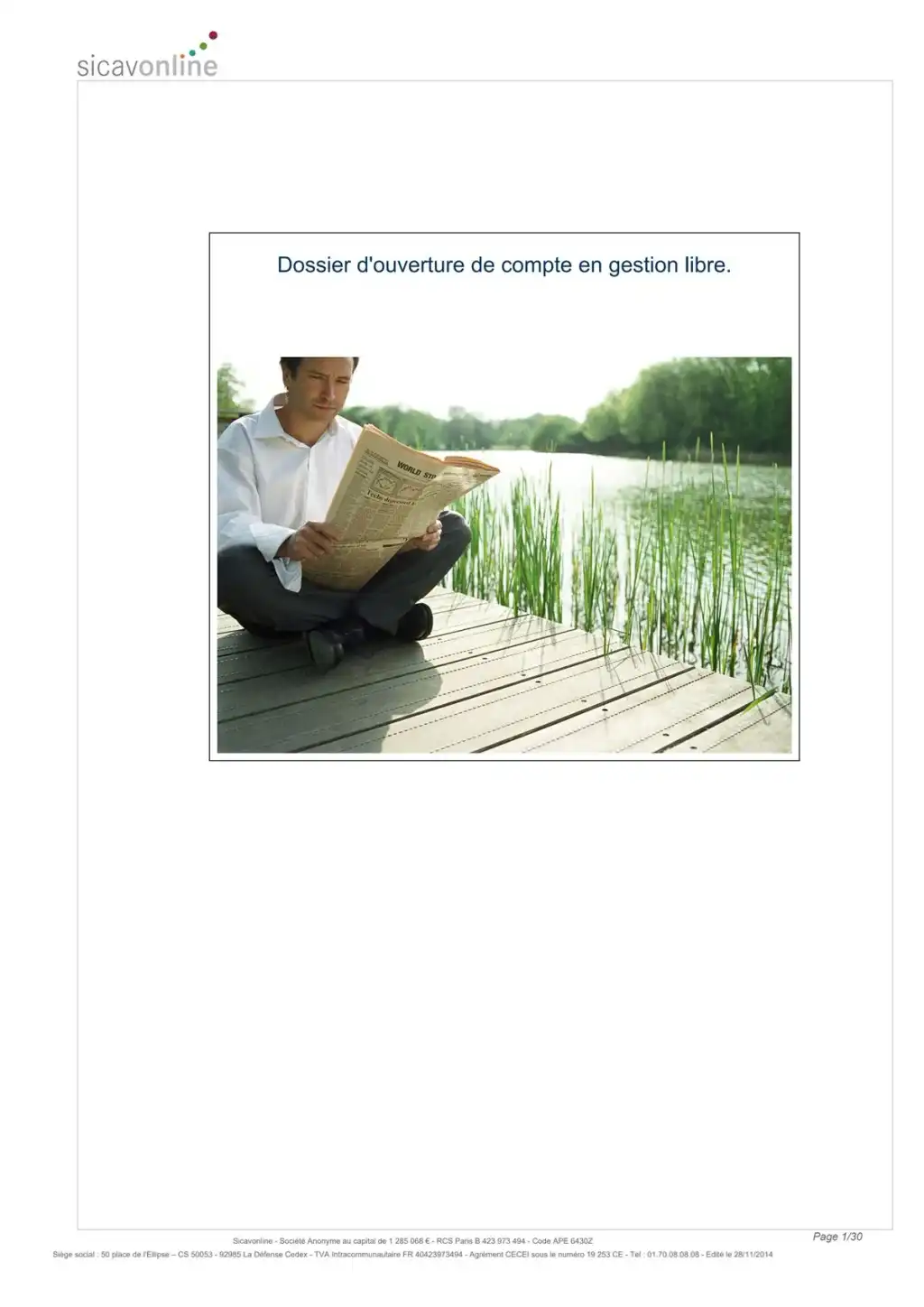 Compte Titres Sicavonline