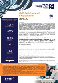 Bulletin trimestriel - 1er trimestre 2025