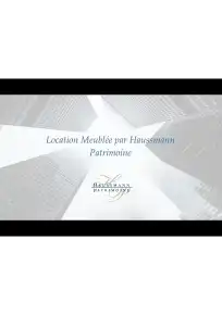 Location Meublée par Haussmann Patrimoine