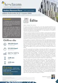 Bulletin trimestriel - 2ème trimestre 2022