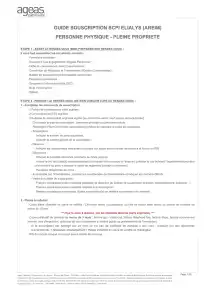 Bulletin de souscription (BS) vierge