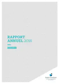 Rapport annuel - 2016