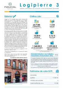 Bulletin trimestriel - 3ème trimestre 2018