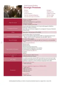 Fiche technique produit