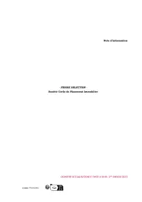 Note d'information - 2023
