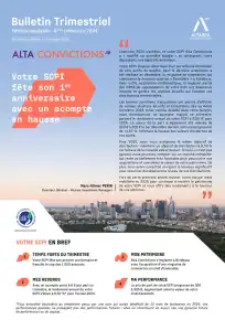 Bulletin trimestriel - 4ème trimestre 2024