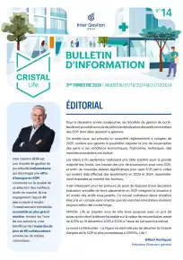 Bulletin trimestriel - 3ème trimestre 2024