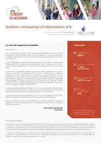 Bulletin trimestriel - 4ème trimestre 2024
