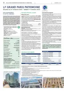 Bulletin trimestriel - 4ème trimestre 2022