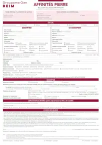Bulletin de souscription (BS) remplissable