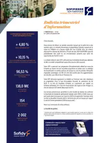 Bulletin trimestriel - 2ème trimestre 2022