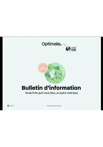 Bulletin trimestriel - 1er trimestre 2023
