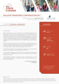 Bulletin trimestriel - 2ème trimestre 2024