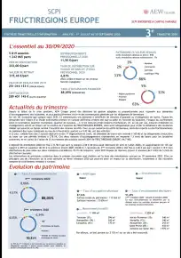 Bulletin trimestriel - 3ème trimestre 2020