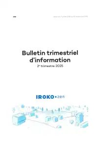 Bulletin trimestriel - 2ème trimestre 2025