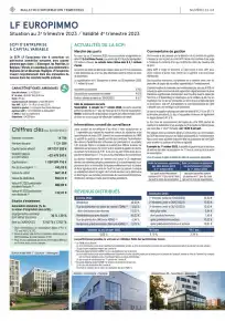 Bulletin trimestriel - 3ème trimestre 2023