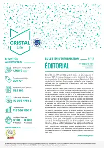 Bulletin trimestriel - 1er trimestre 2024
