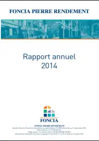 Rapport annuel - 2014