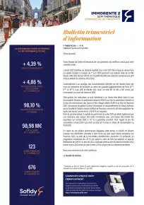 Bulletin trimestriel - 4ème trimestre 2022
