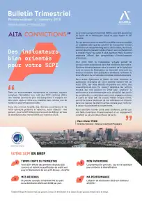 Bulletin trimestriel - 1er trimestre 2025