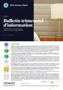 Bulletin trimestriel - 2ème trimestre 2026