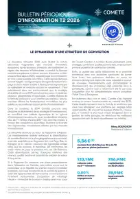 Bulletin trimestriel - 2ème trimestre 2026
