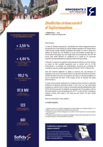 Bulletin trimestriel - 3ème trimestre 2022