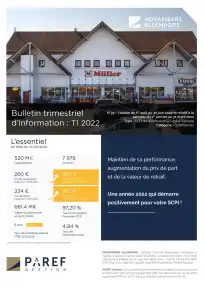 Bulletin trimestriel - 1er trimestre 2022