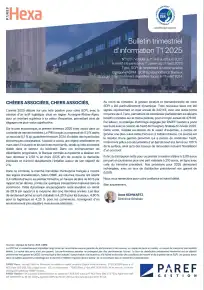Bulletin trimestriel - 1er trimestre 2025