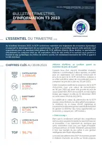 Bulletin trimestriel - 3ème trimestre 2023
